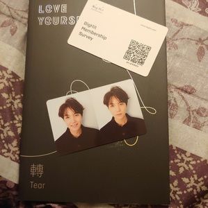 BTS photobook and photocard